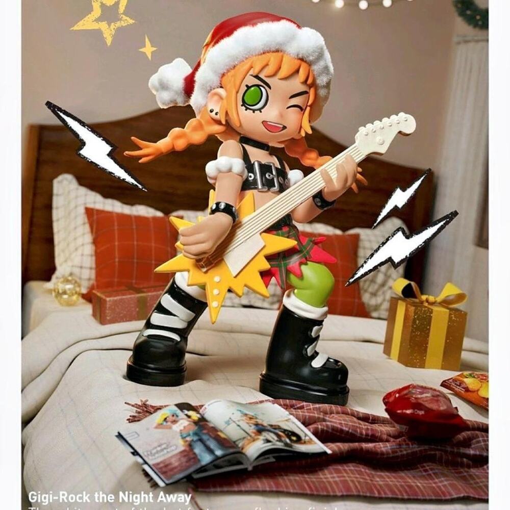 Pop mart x peach riot holiday mixture series